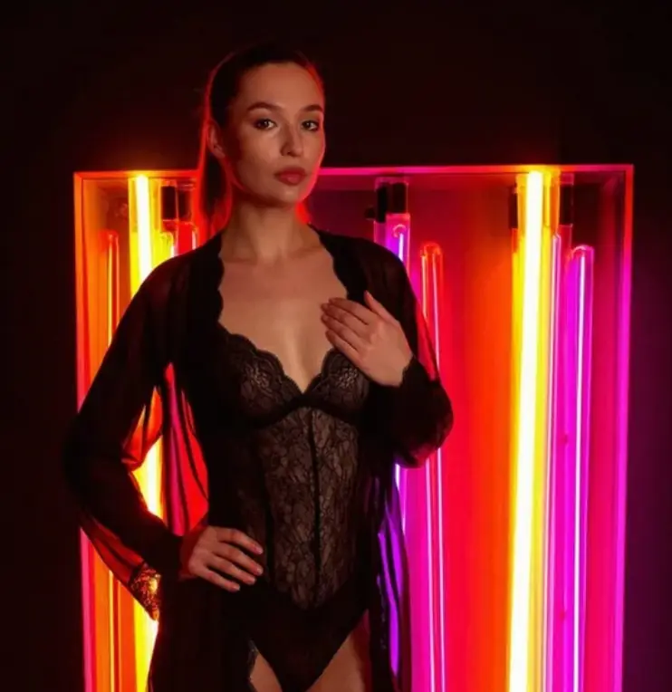 Portrait of an escort model